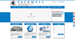 Desktop Screenshot of packwellpaper.com